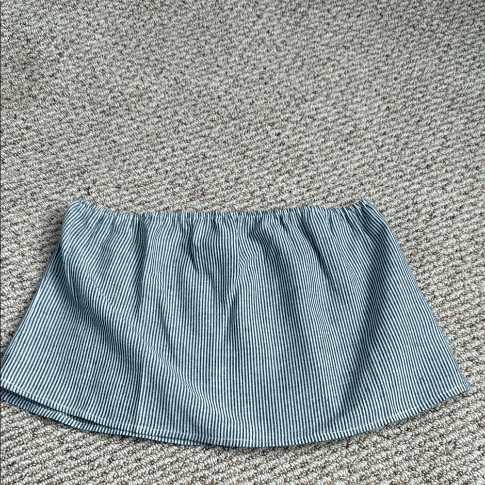 Striped Gray Women's Top